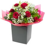 Six kisses Red Rose Gift Box