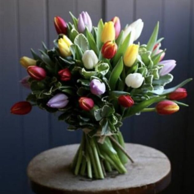 Mixed tulips bouquet 1 LuxuryTulips Flower Bouquet Next Day Delivery UK
