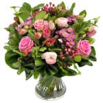Pink Rose Mixed Bouquet