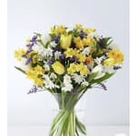 Daffodils, Tulips, Hyacinths Flower Bouquet