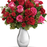 Pink and Red Rose Bouquet Delivery