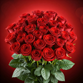 Red rose bouquet delivery UK