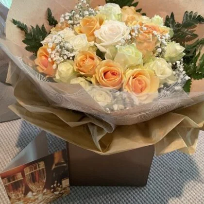 Mixed Rose Bouquet with Gitler 2 Mixed Rose Bouquet with Gitler - Image 2