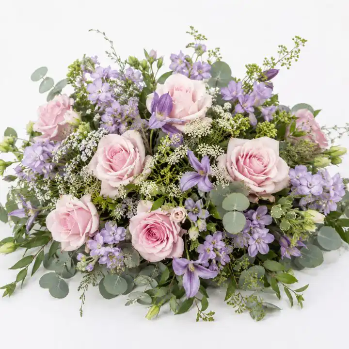 Blush Pink Dried Floral Wreath 1 dried floral wreath