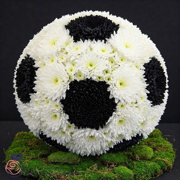 Football Funeral Flowers