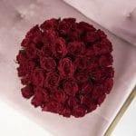 Round Red Rose Bouquet
