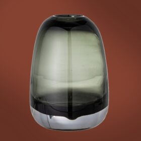 House Doctor Tint Black Glass Vase