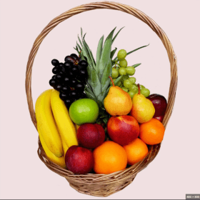 Fruit Basket with Handle for Delivery