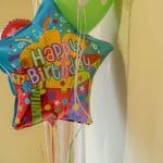 Star Shaped Happy Birthday Balloon