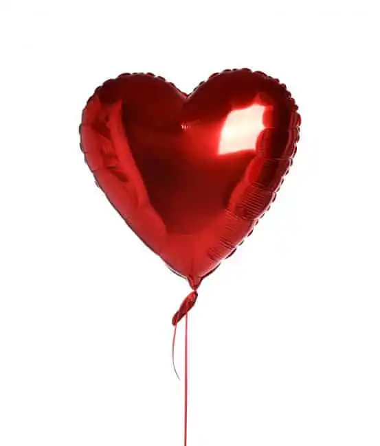 Single Red Heart Balloon 1 Buy Love Heart Balloons Online Delivery UK