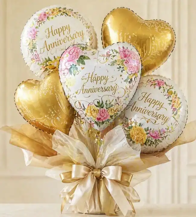 Heart Anniversary Balloons 1 happy anniversary balloons