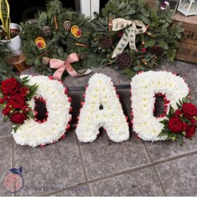 Funeral Flowers Dad​ Letters