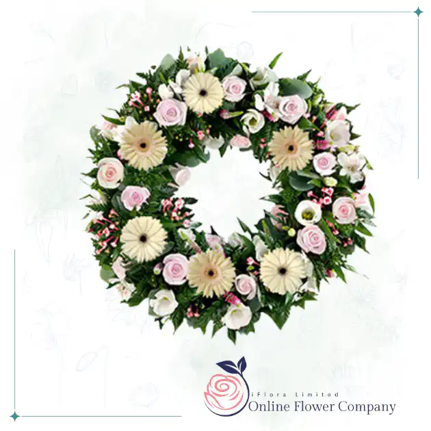Dove Wreath Tribute | Sympathy Wreath Flowers 3 Dove Wreath Tribute | Sympathy Wreath Flowers - Image 3