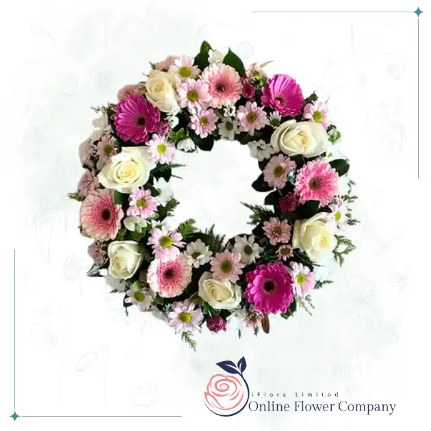 Dove Wreath Tribute | Sympathy Wreath Flowers 2 Dove Wreath Tribute | Sympathy Wreath Flowers - Image 2