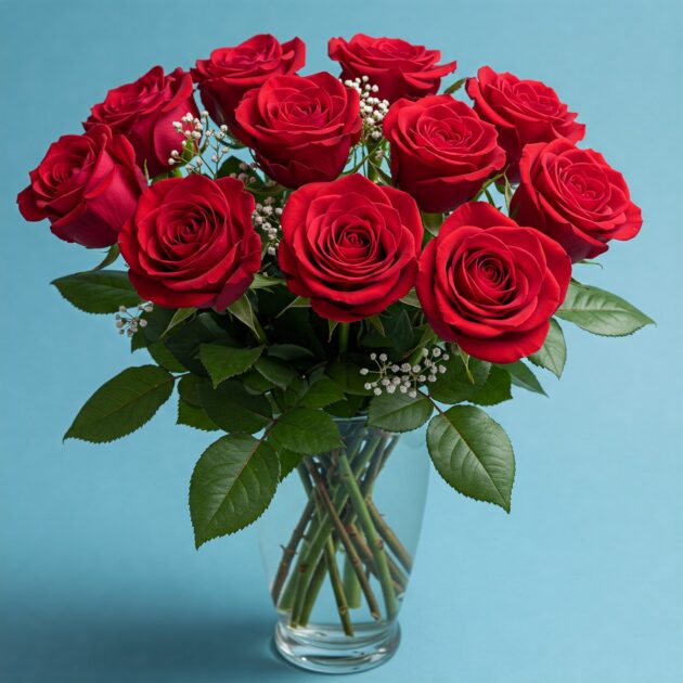 Long Stem Red Roses Gift for Special One 1 Red Rose Flowers for International Women's Day - Next Day Delivery