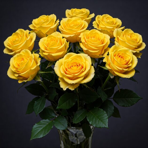 Our 12 Yellow Rose Flowers For International Women's Day are the perfect way to show appreciation and gratitude to the wonderful women in your life. Yellow roses symbolize friendship, joy, and admiration, making them an ideal gift for this special occasion. This elegant bouquet features twelve fresh, vibrant yellow roses, carefully arranged for maximum beauty. With next-day delivery across the UK, we ensure your flowers arrive fresh and on time. We also offer secure shopping, real-time order tracking, and excellent customer service to make your experience smooth and easy. Plus, enjoy a 10% discount on every order!