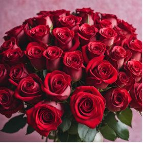 25 Red Rose Flower Bouquet