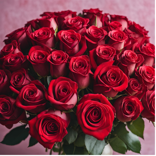 25 Red Rose For International Women's Day Flowers