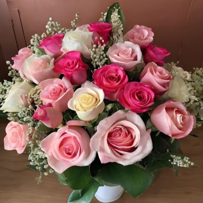 Our Happy Women’s Day Roses Flower Delivery is a perfect way to honor the women in your life. This exquisite bouquet features a blend of vibrant red roses symbolizing love, and soft pink roses that express admiration and grace. Ideal for celebrating Women's Day, this bouquet is perfect for your mother, sister, partner, or friend. Beautifully arranged and handpicked for freshness, our flowers are delivered straight to your door with a next-day delivery guarantee. We offer order tracking, secure payments, and a 10% discount on every purchase, ensuring a seamless shopping experience!