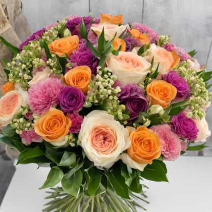 Our Lady’s Day Flower Delivery in London offers a gorgeous selection of flowers, perfect for celebrating the women in your life. This bouquet includes a mix of elegant roses, lilies, and vibrant seasonal blooms, beautifully arranged to create a striking and sophisticated display. Ideal for gifting on special occasions such as Lady’s Day, birthdays, or anniversaries, it’s a thoughtful gesture that speaks volumes. With next-day delivery available across London, you can count on us for on-time delivery. We also offer safe and secure shopping, real-time order tracking, and excellent customer service. Plus, enjoy a 10% discount with every order!