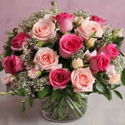 Happy Women's Day Flowers Gorgeous Rose - Order Today and Save!