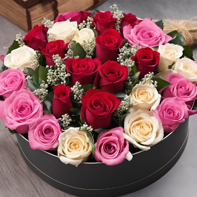 Our Special Flower Collection Women’s Day Rose Gift Box offers a luxurious selection of roses arranged beautifully in a gift box, perfect for celebrating International Women's Day. The roses are handpicked for their freshness and beauty, and with our next-day delivery service, your gift will arrive on time. Enjoy the 10% discount, secure shopping, and order tracking as added benefits for a seamless gifting experience. Our Special Flower Collection Women’s Day Rose Gift Box offers a luxurious selection of roses arranged beautifully in a gift box, perfect for celebrating International Women's Day. The roses are handpicked for their freshness and beauty, and with our next-day delivery service, your gift will arrive on time. Enjoy the 10% discount, secure shopping, and order tracking as added benefits for a seamless gifting experience.