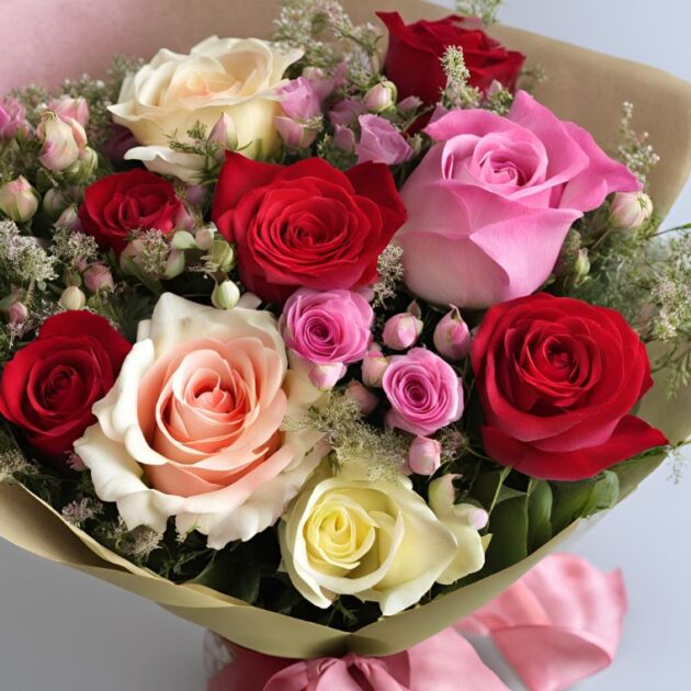 The White and Purple Bouquet Special Offer is a stunning mix of white roses, purple orchids, and lavender lilies. Perfect for any occasion, it is carefully arranged to create a striking and beautiful display. With next-day UK delivery and secure payment options, your bouquet will arrive fresh and on time. We also offer order tracking and delivery confirmation for your convenience.