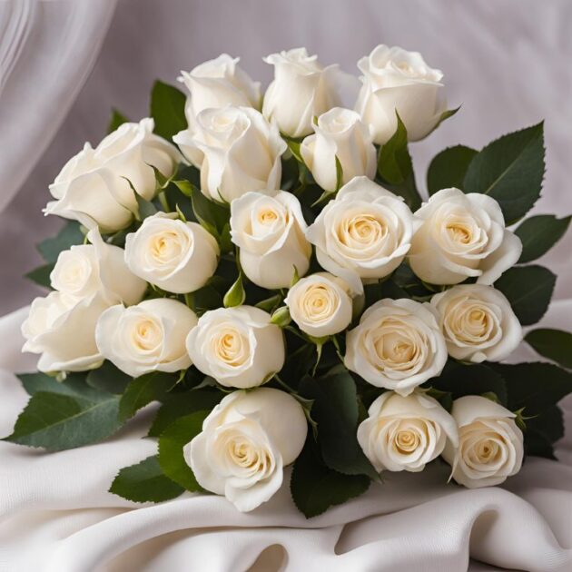 Dozen White Roses for Special Woman - Image 2