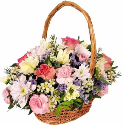 Flower in Basket Gift Delivery UK