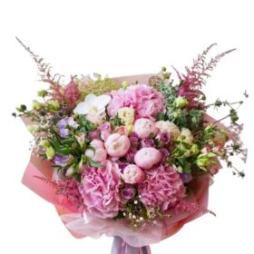 Peonies, Hydrangeas, Orchids Luxury Flower Bouquet