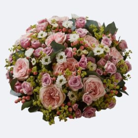 Funeral Posy with Rose, Daisy and Berry