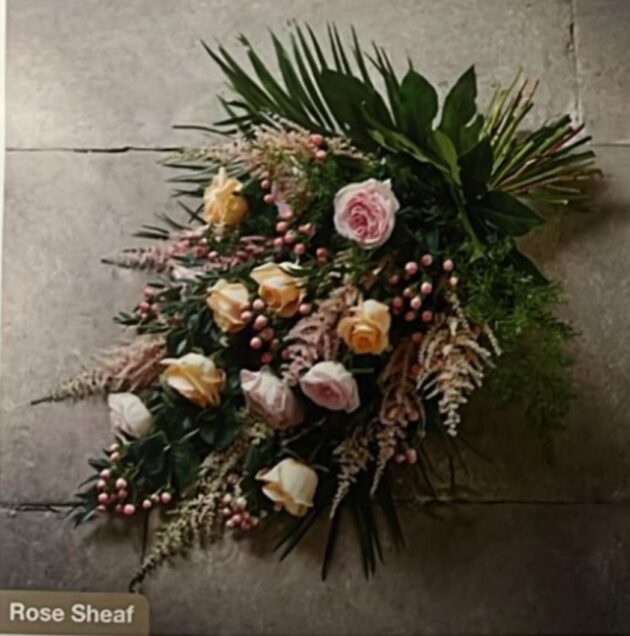 Rose Sheaf Funeral Flower 1 Rose Sheaf Funeral Flower
