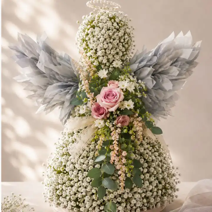 Miniature angel flower tribute 1 Angel Flower Tribute
