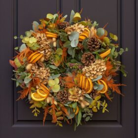Scented Autumn Door Wreath