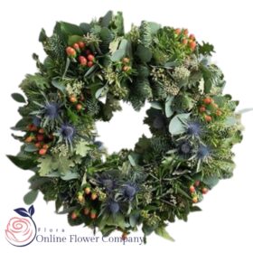 Highland Luxury Christmas door wreaths