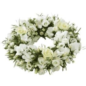 Classic white wreath