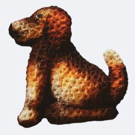 Handcrafted Dog Funeral Flower Arrangement