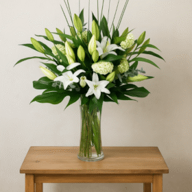 White Lilies in a Vase