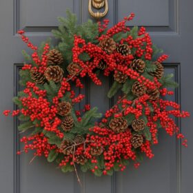 Best Luxury ilex christmas wreath