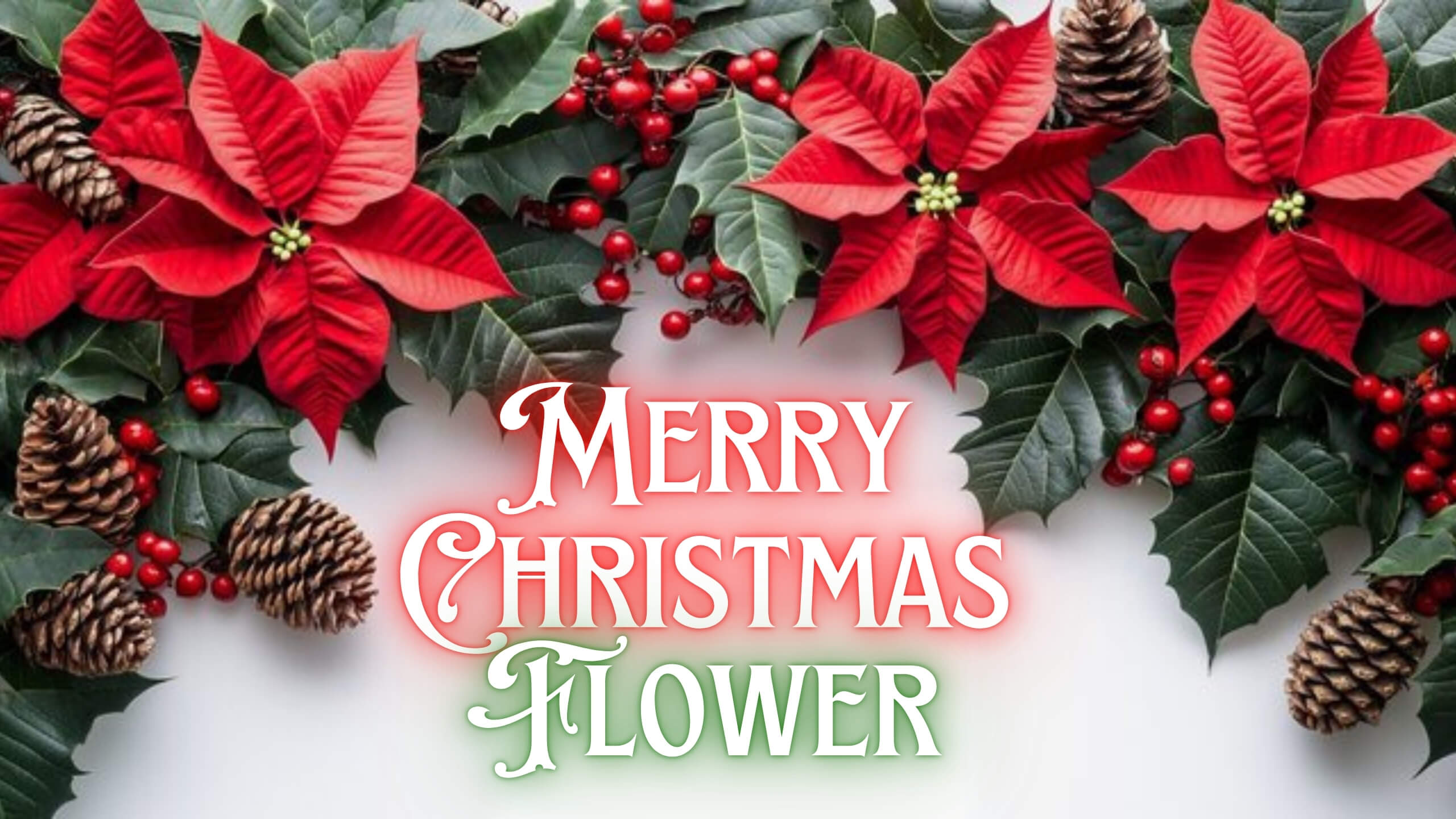 Flowers For Christmas Tree