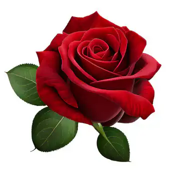 single rose flower